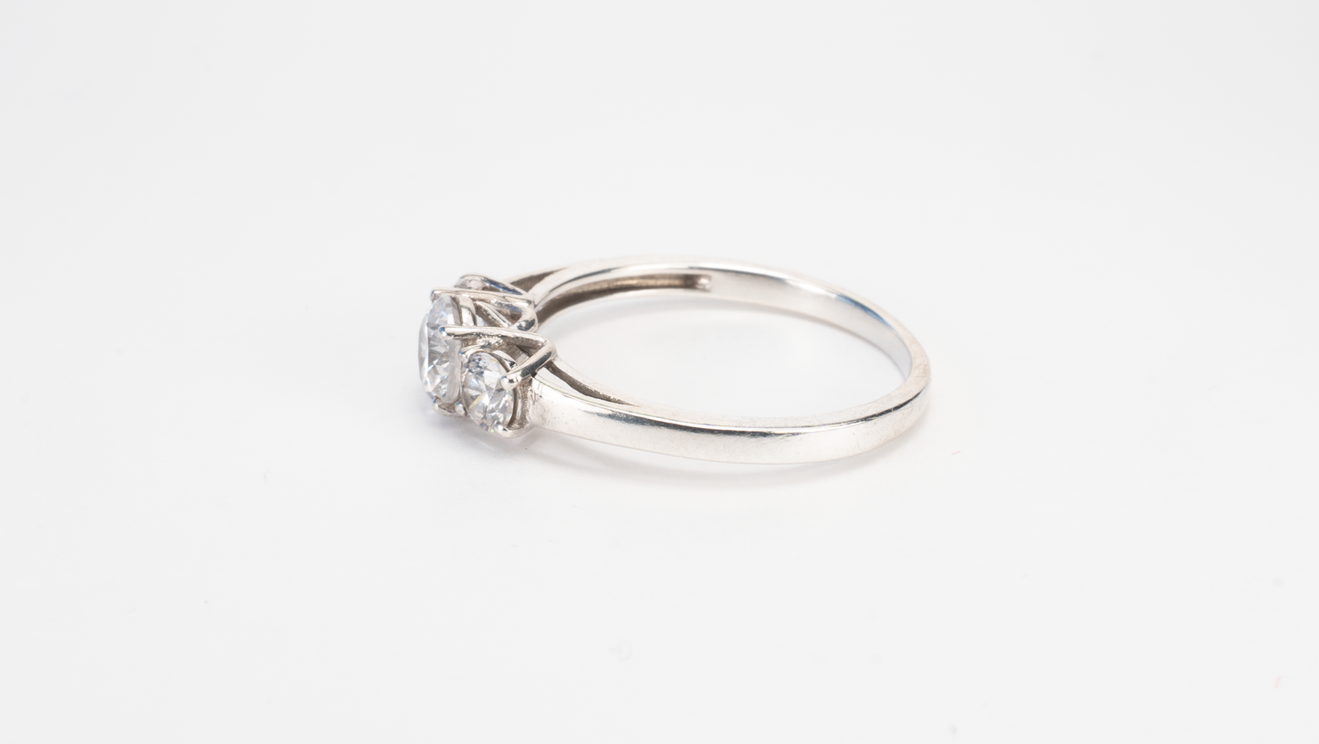 Three Stone Zirconia